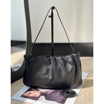 The Row Large Bourse Shoulder Bag in Nappa Leather Black 2026 8833 (CL-260410056)