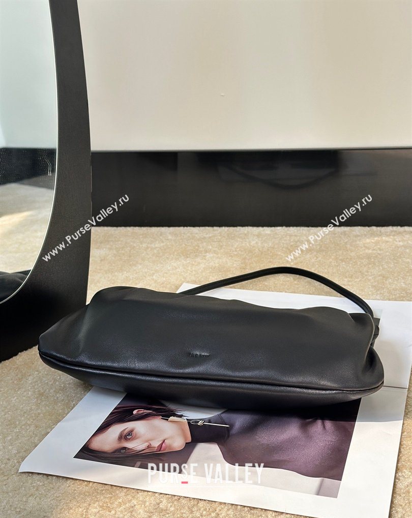 The Row Large Bourse Shoulder Bag in Nappa Leather Black 2026 8833 (CL-260410056)