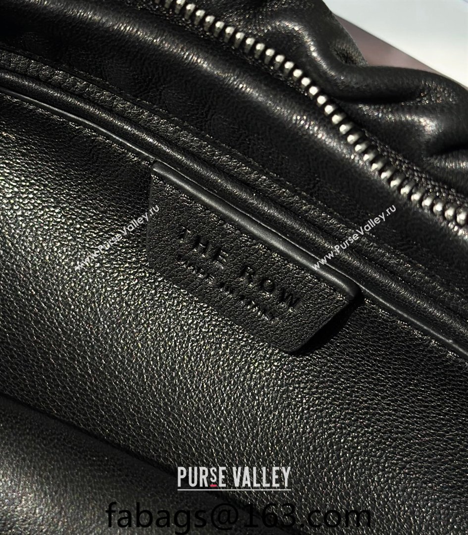 The Row Large Bourse Shoulder Bag in Nappa Leather Black 2026 8833 (CL-260410056)