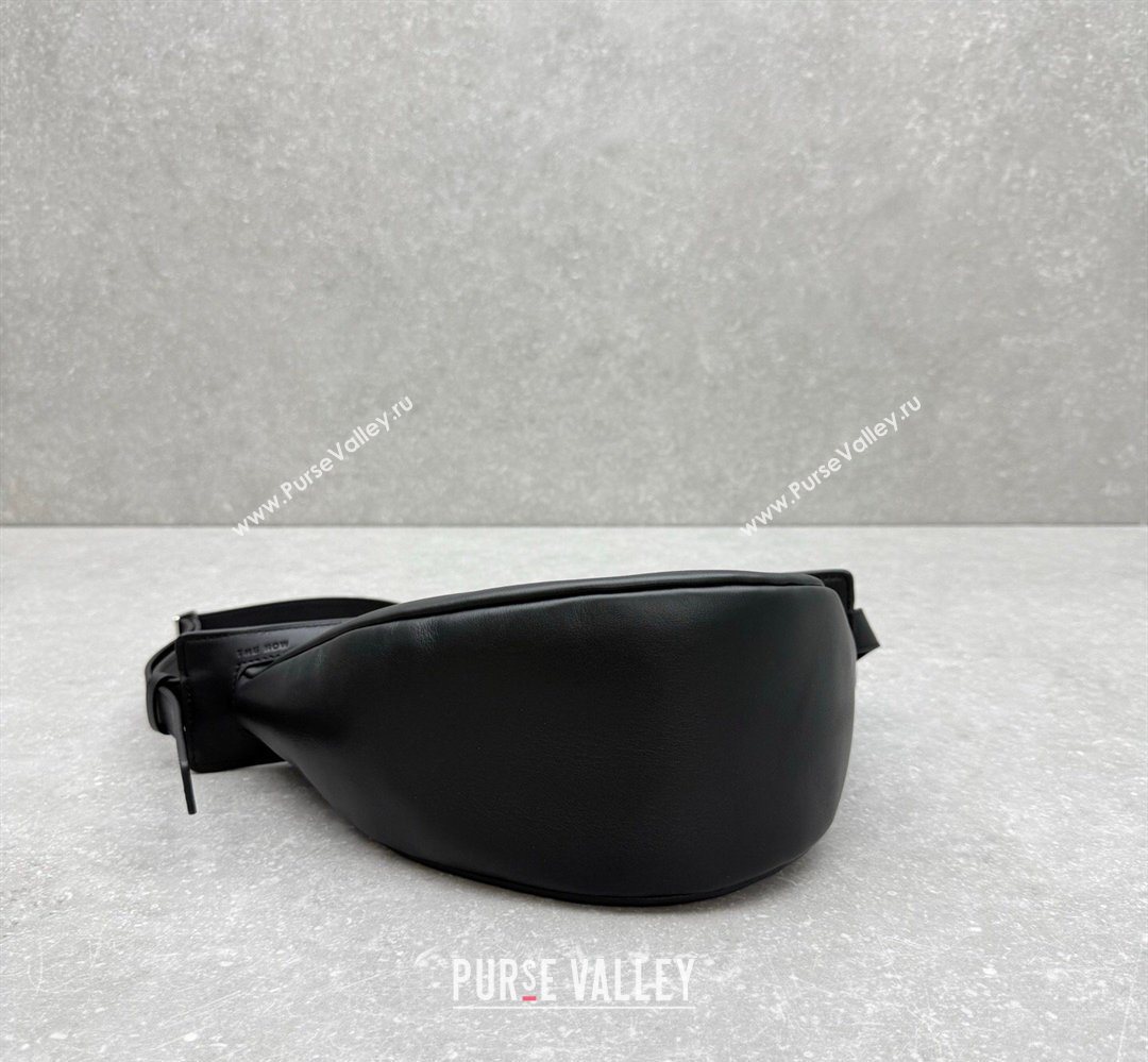 The Row Banana Crossbody Bag in Smooth Leather Black 2026 1871 (ningm-260410061)