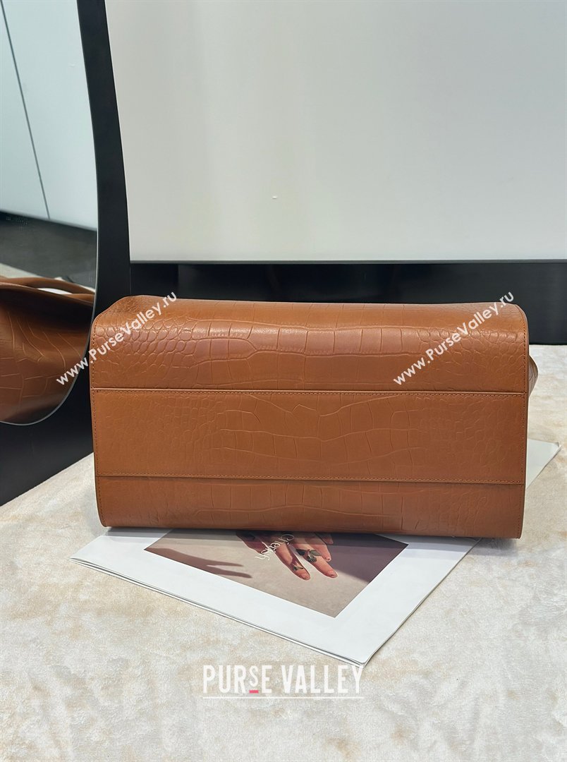 The Row Marlo 14 Bag in Samanta Crocodile Embossed Leather Gold-Tone 2026 8823 (CL-260410044)