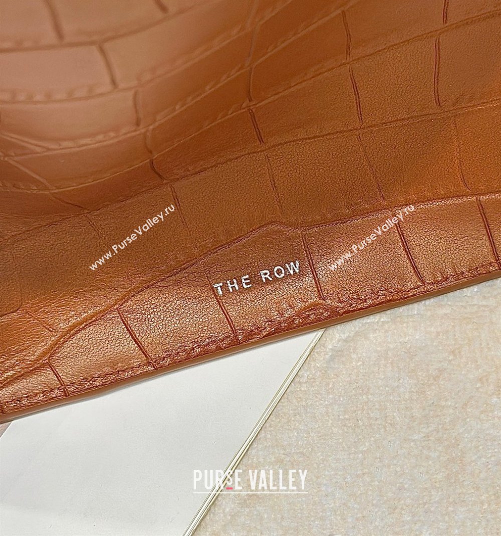 The Row Marlo 14 Bag in Samanta Crocodile Embossed Leather Gold-Tone 2026 8823 (CL-260410044)