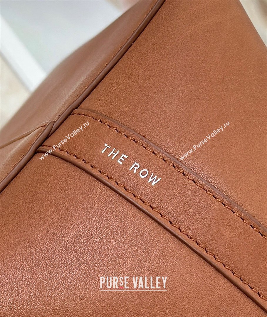 The Row Park Bucket Bag in Masoni Leather Tan Brown 2026 8860 (CL-260410045)