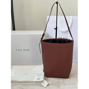 The Row Park Bucket Bag in Masoni Leather Red Brown 2026 8860 (CL-260410046)