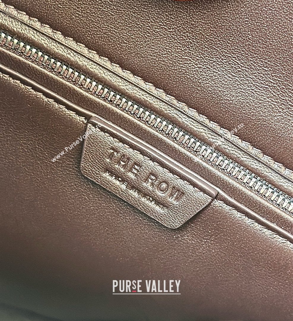 The Row Park Bucket Bag in Masoni Leather Red Brown 2026 8860 (CL-260410046)