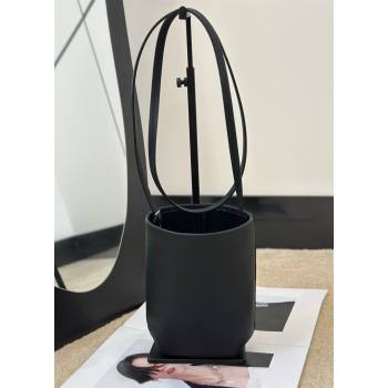 The Row N/S Park Crossbody Bag in Bonaudo Grained Leather Black 2026 8859 (CL-260410053)