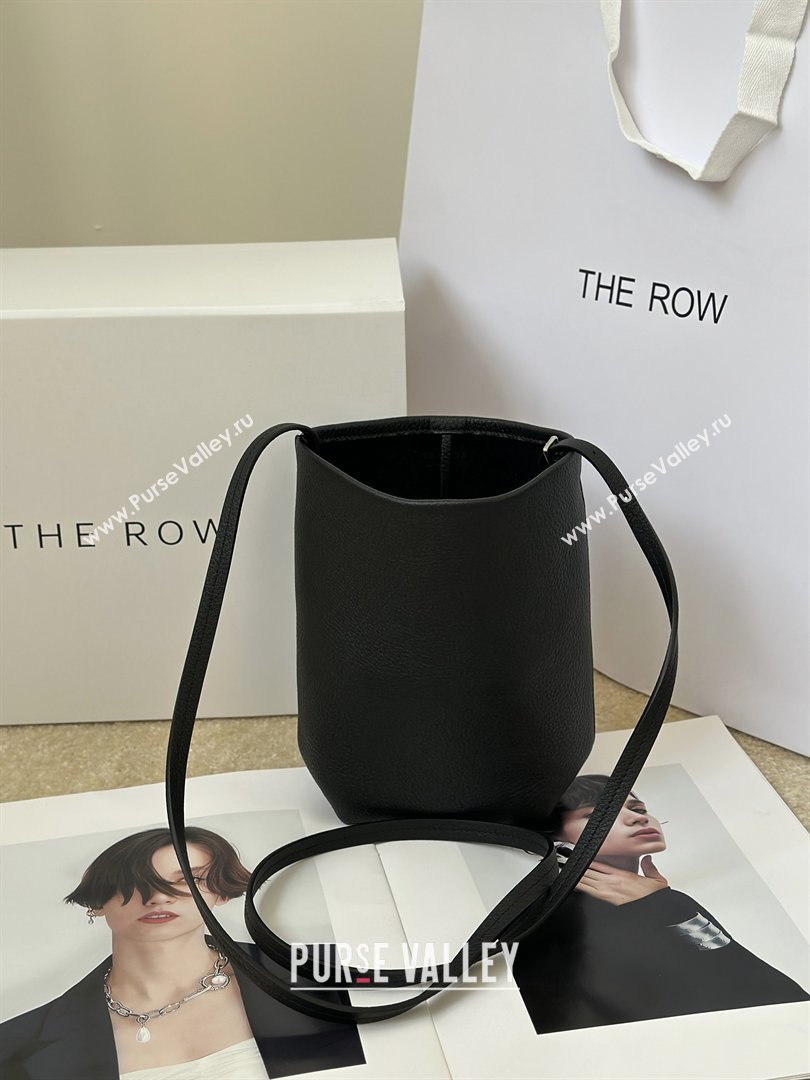The Row N/S Park Crossbody Bag in Bonaudo Grained Leather Black 2026 8859 (CL-260410053)