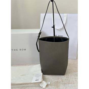 The Row Park Bucket Bag in Masoni Leather Grey 2026 8860 (CL-260410048)