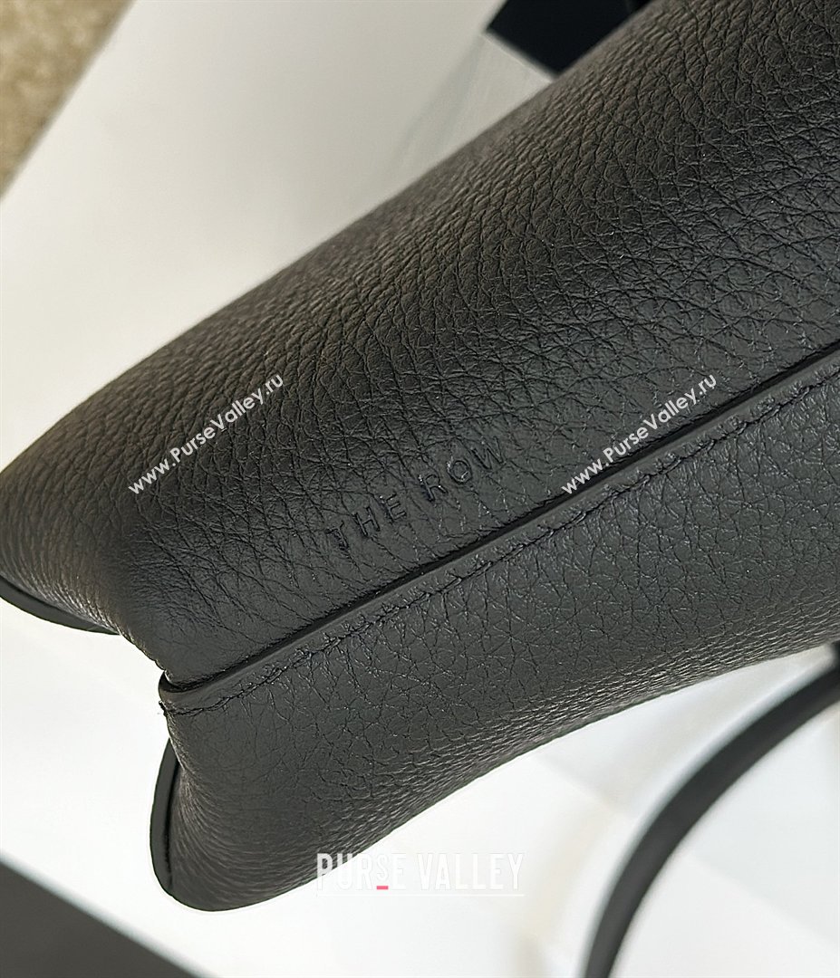 The Row N/S Park Crossbody Bag in Bonaudo Grained Leather Black 2026 8859 (CL-260410053)