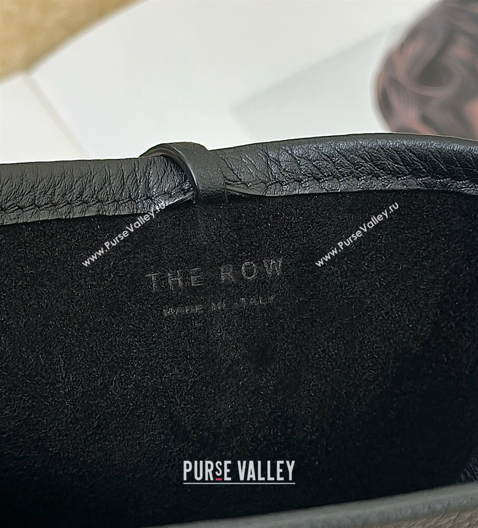 The Row N/S Park Crossbody Bag in Bonaudo Grained Leather Black 2026 8859 (CL-260410053)