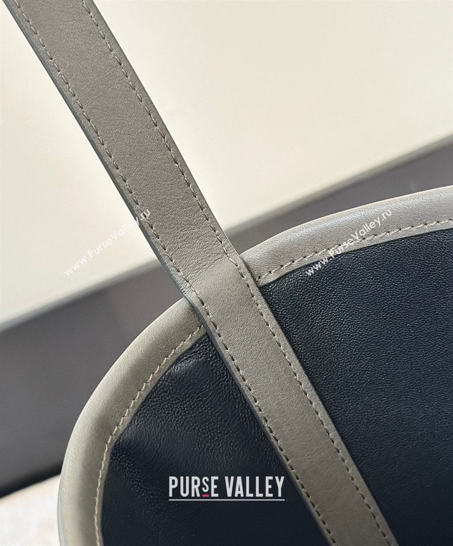 The Row Park Bucket Bag in Masoni Leather Grey 2026 8860 (CL-260410048)