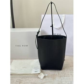 The Row Park Bucket Bag in Masoni Leather Black 2026 8860 (CL-260410050)
