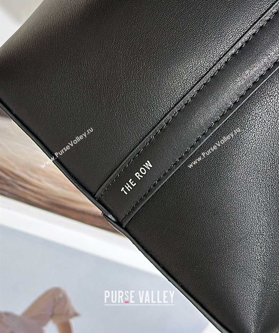 The Row Park Bucket Bag in Masoni Leather Black 2026 8860 (CL-260410050)