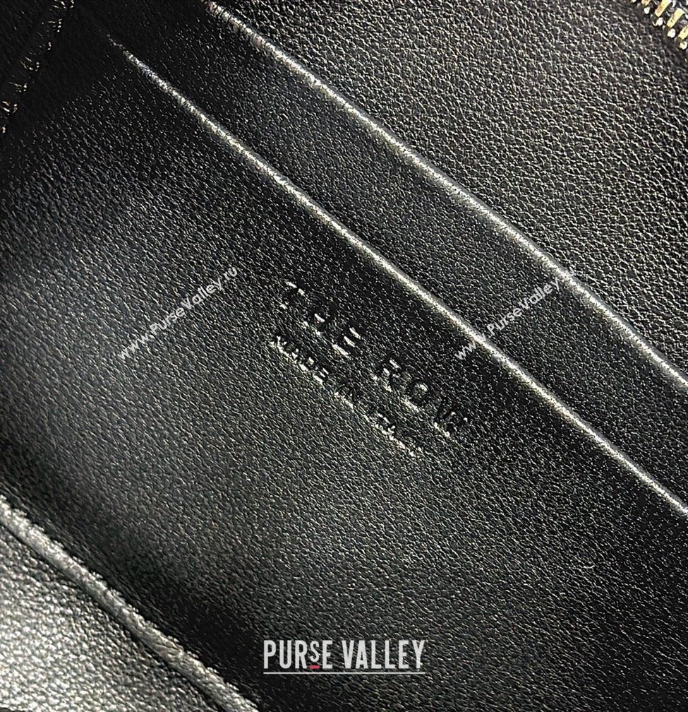 The Row Squared Compact Clutch Bag in Nappa Leather Black 2026 8858 (CL-260410002)
