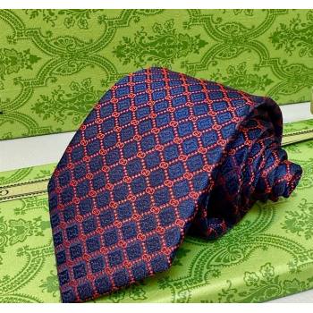 Gucci GG Rhombus Silk Tie Pink 2025 0314 (XMN-250314062)