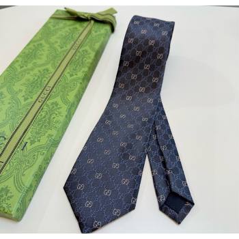 Gucci GG Silk Tie Brown 2025 GG091035 (XMN-250910110)