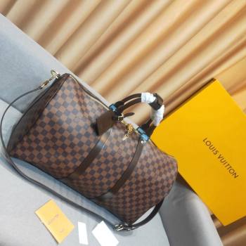 Louis Vuitton Keepall Bandouliere Bag 45/50/55 Damier Ebene Canvas 2024 (YS-240417112)