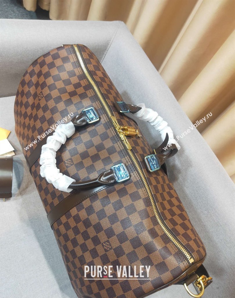 Louis Vuitton Keepall Bandouliere Bag 45/50/55 Damier Ebene Canvas 2024 (YS-240417112)