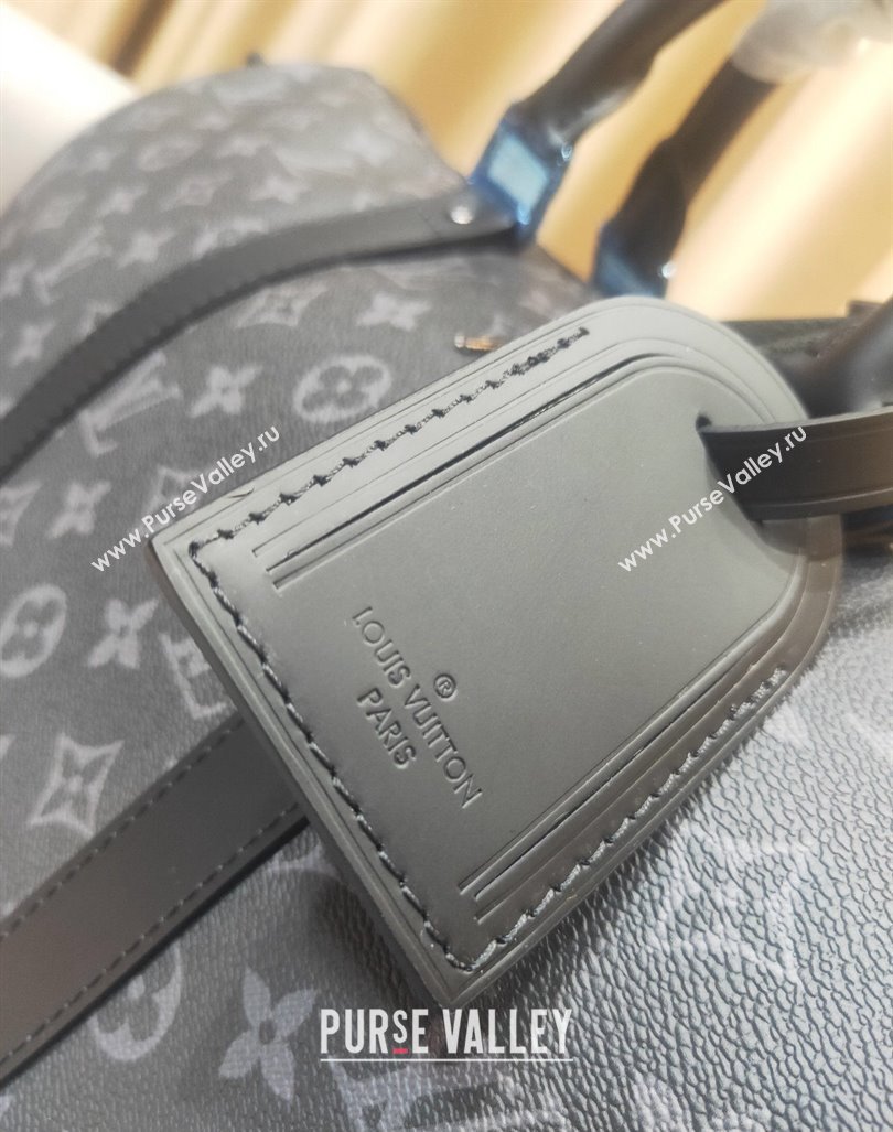Louis Vuitton Keepall Bandouliere Bag 45/50/55 Black Monogram Eclipse Canvas 2024 (YS-240417113)
