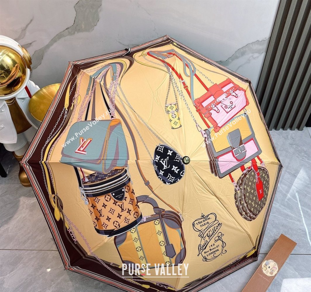 Louis Vuitton Bags Print Umbrella Yellow 2025 0312 (shi-250312095)