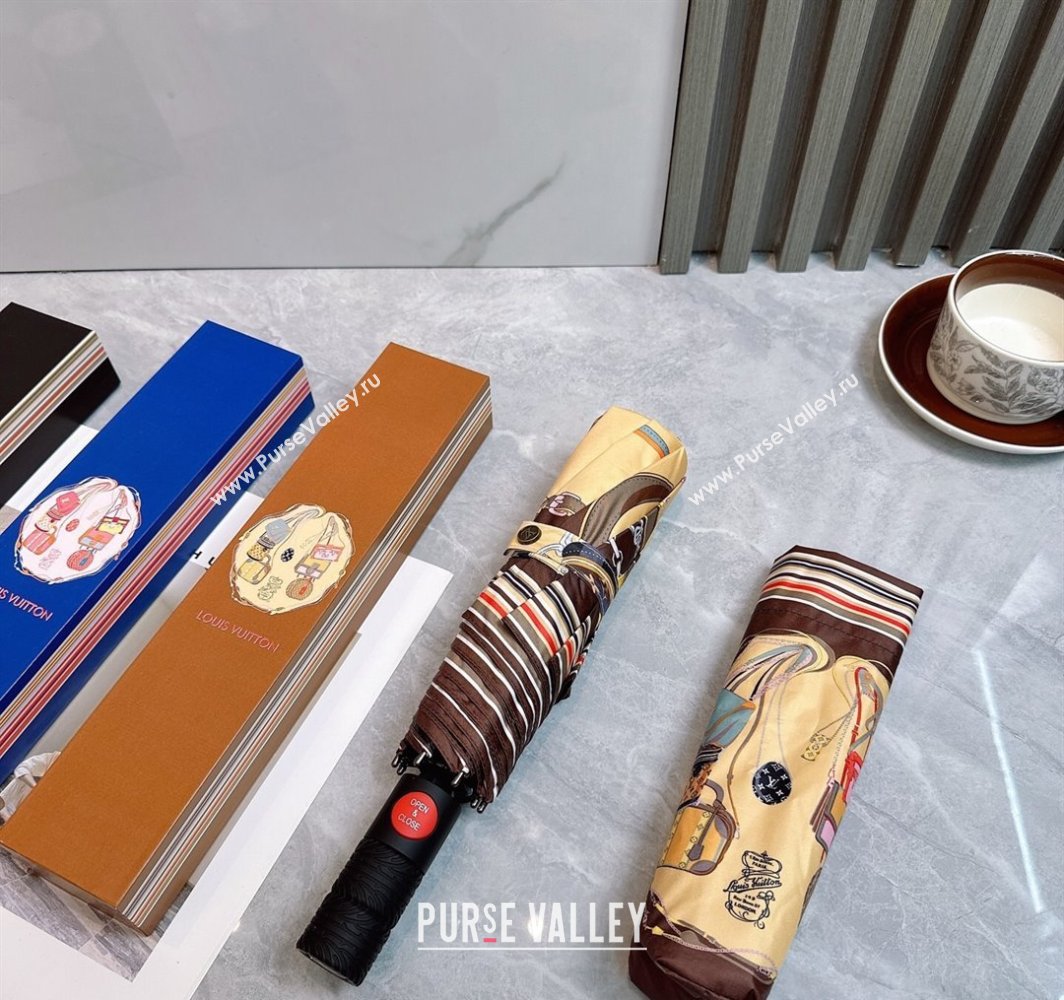 Louis Vuitton Bags Print Umbrella Yellow 2025 0312 (shi-250312095)