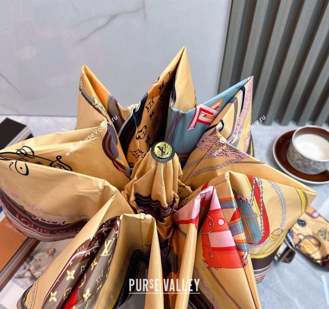 Louis Vuitton Bags Print Umbrella Yellow 2025 0312 (shi-250312095)