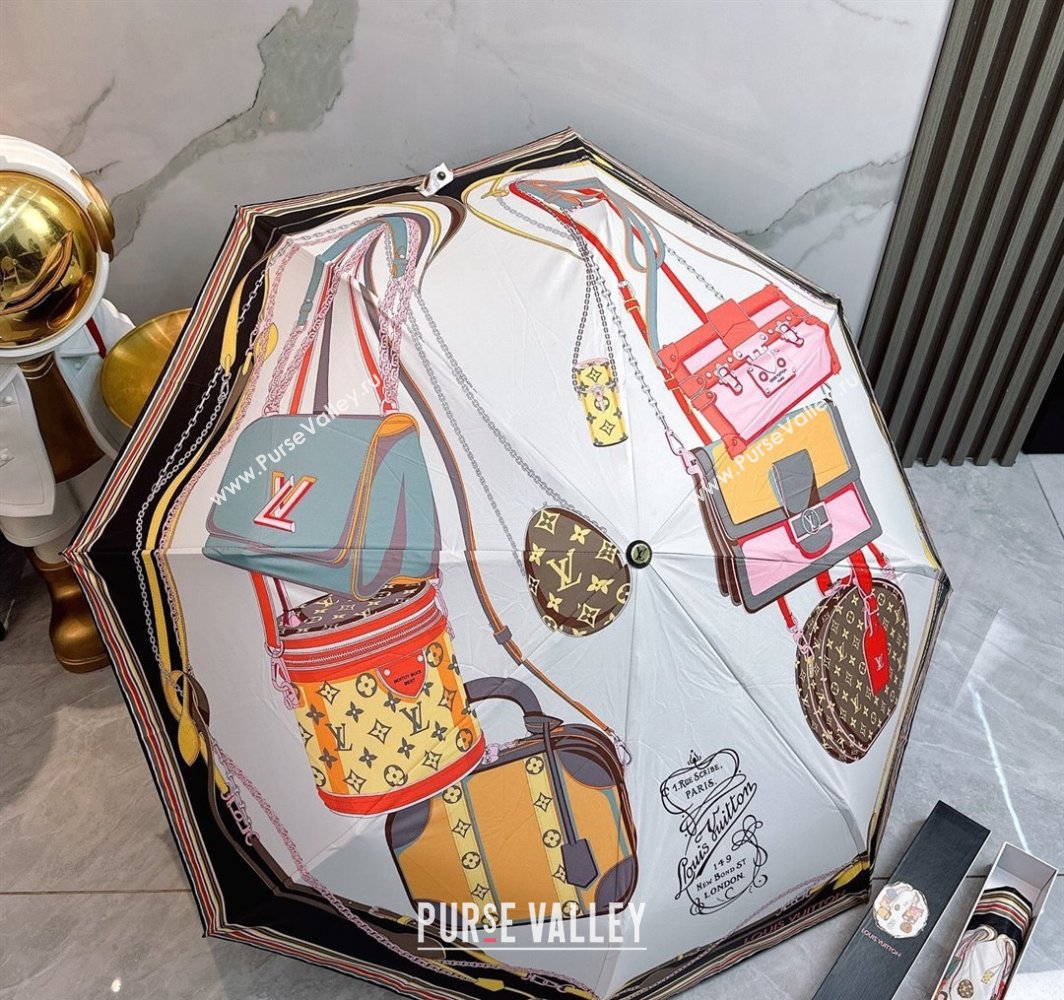 Louis Vuitton Bags Print Umbrella White 2025 0312 (shi-250312096)