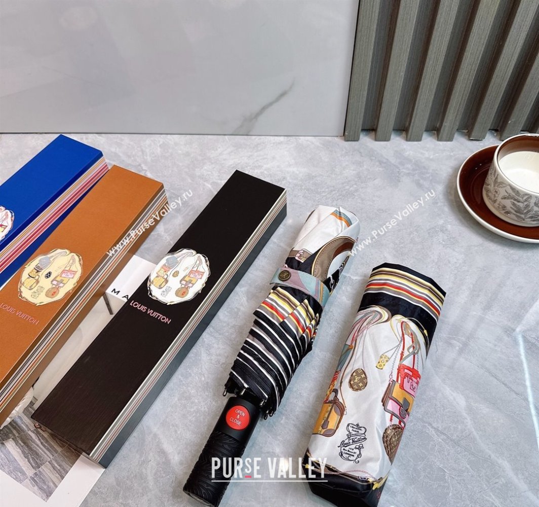 Louis Vuitton Bags Print Umbrella White 2025 0312 (shi-250312096)