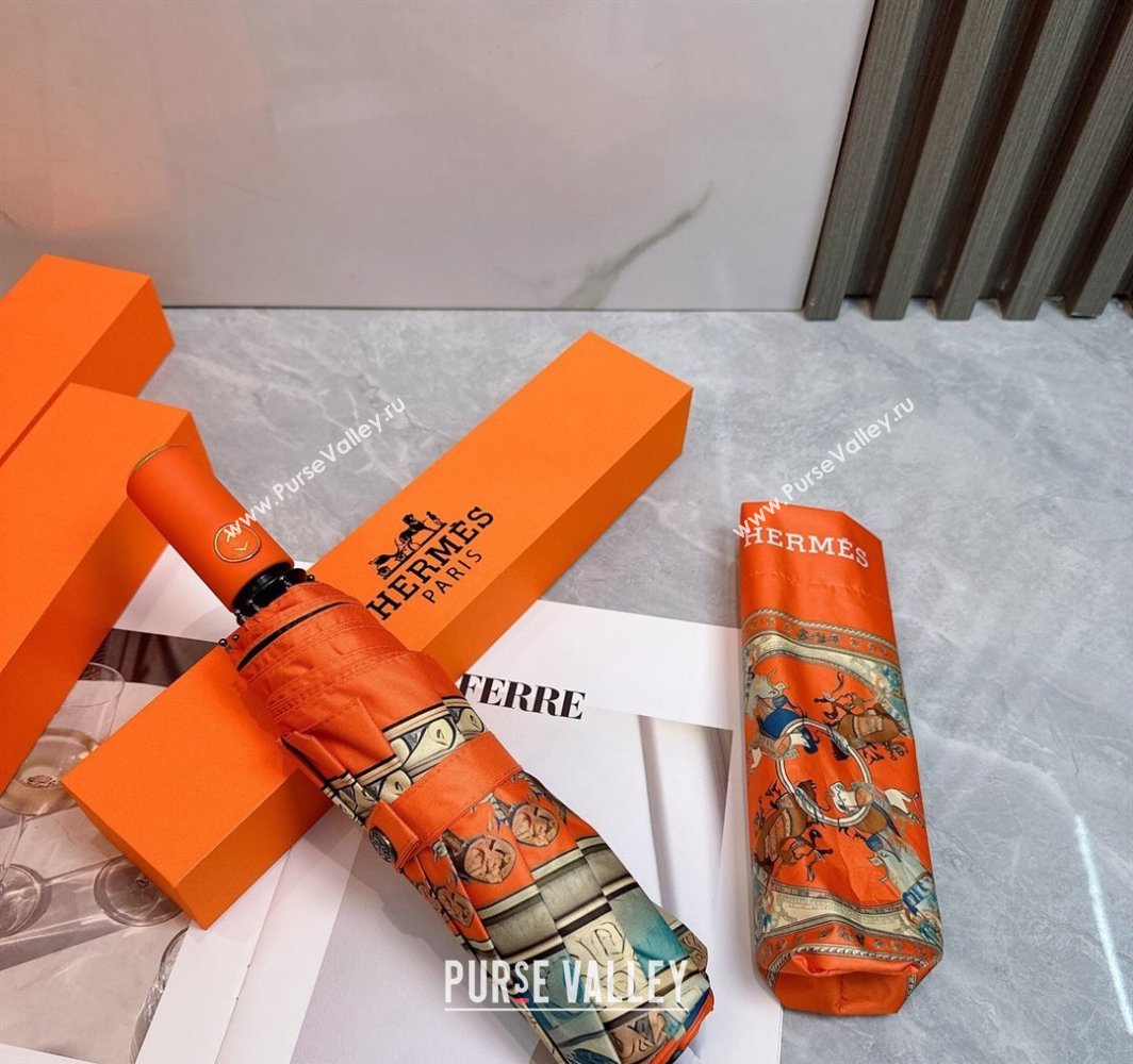 Hermes Umbrella Orange 2025 031201 (shi-250312097)