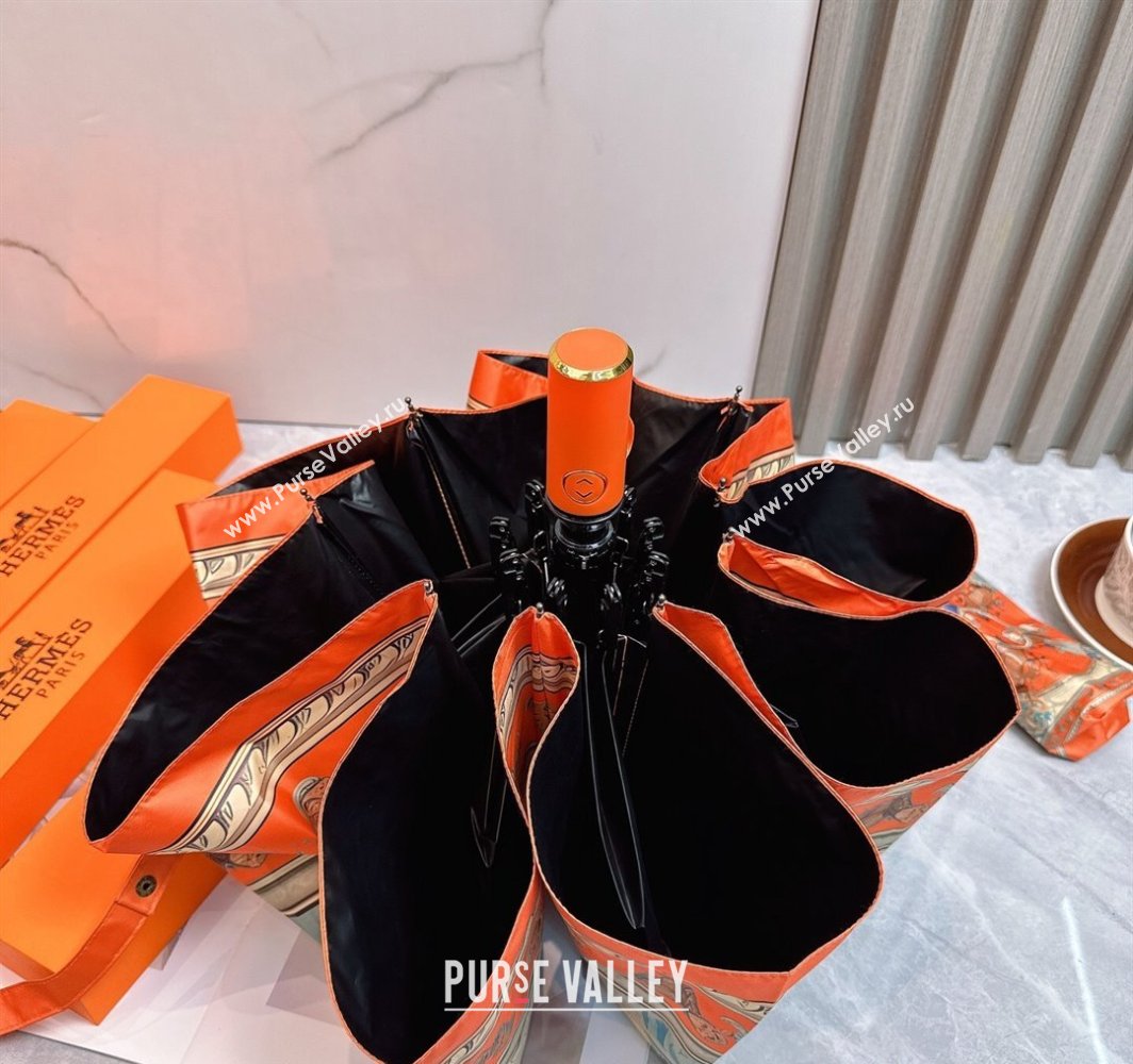 Hermes Umbrella Orange 2025 031201 (shi-250312097)