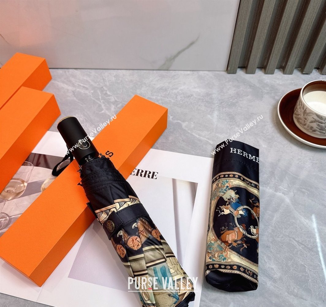 Hermes Umbrella Black 2025 031201 (shi-250312098)