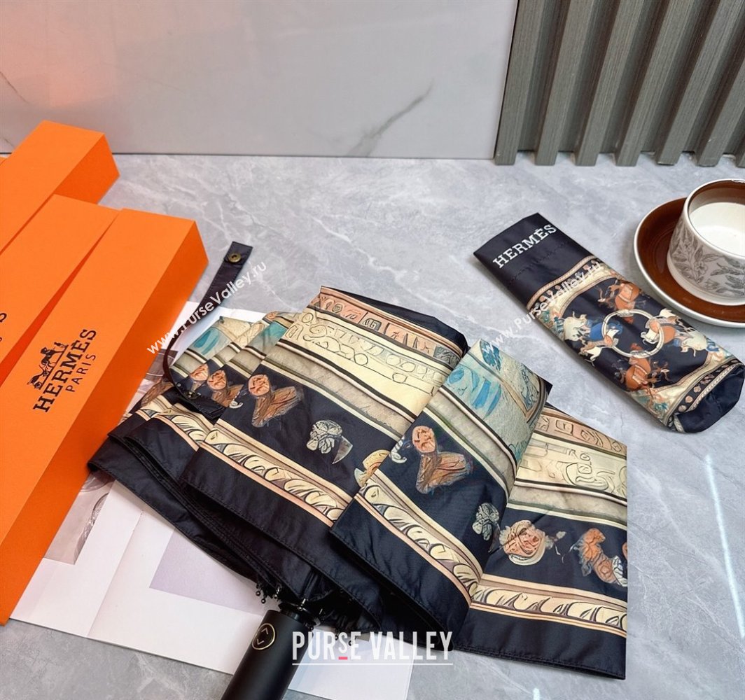 Hermes Umbrella Black 2025 031201 (shi-250312098)
