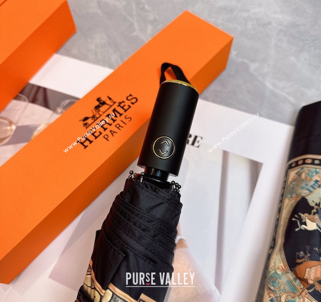 Hermes Umbrella Black 2025 031201 (shi-250312098)