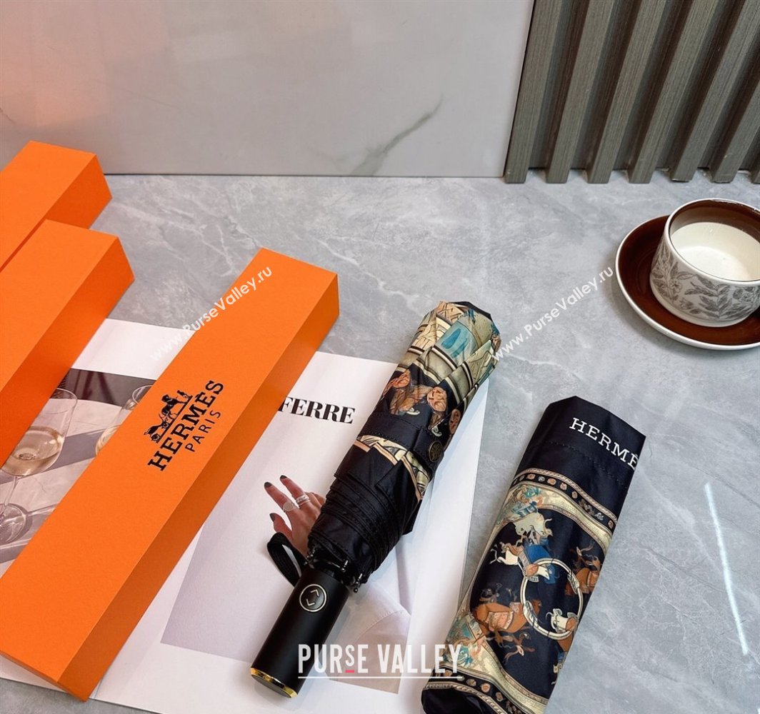 Hermes Umbrella Black 2025 031201 (shi-250312098)