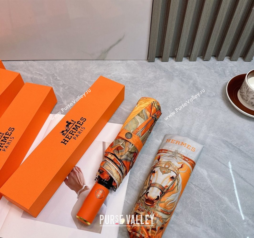 Hermes Umbrella Orange 2025 031202 (shi-250312099)