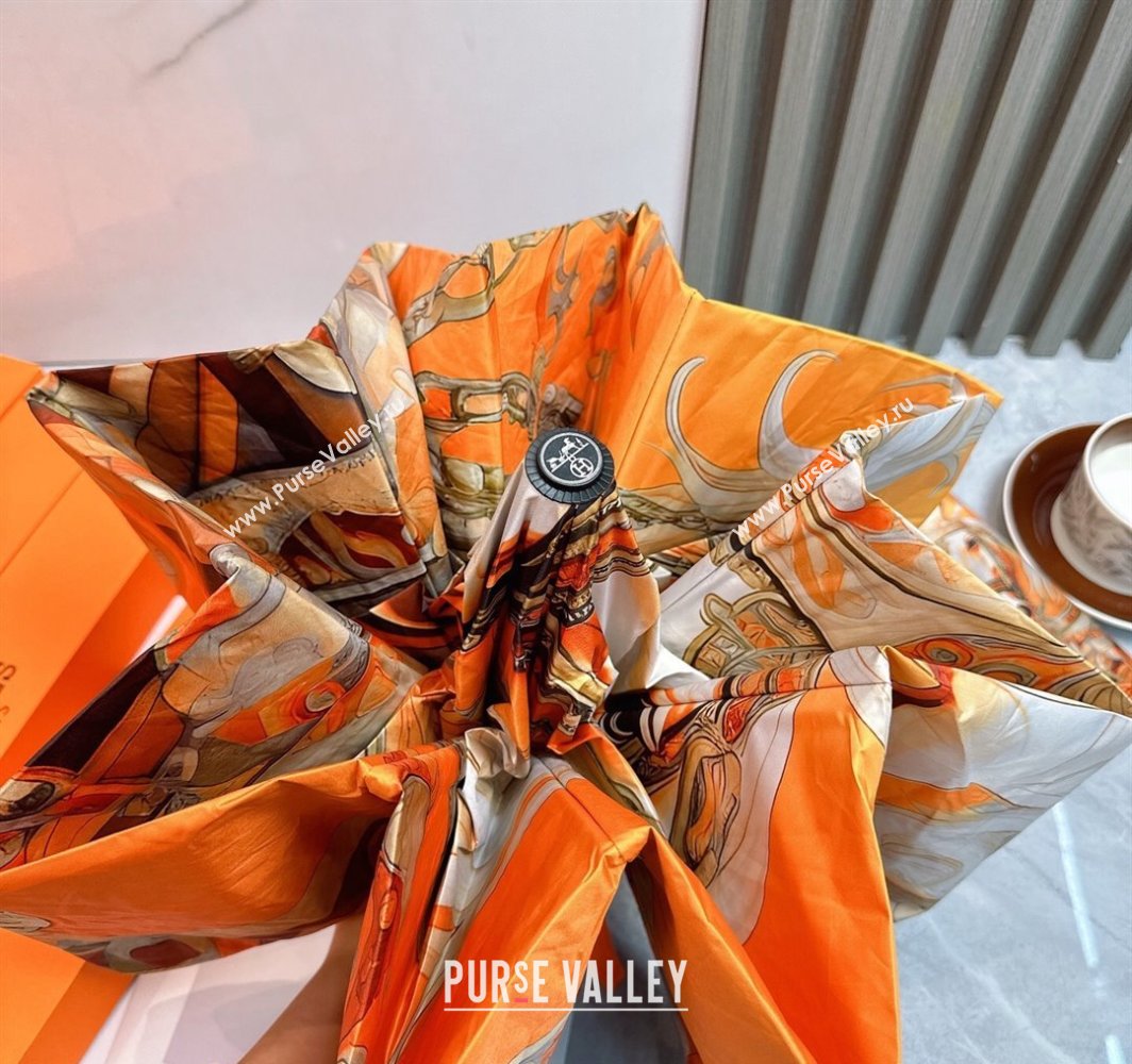 Hermes Umbrella Orange 2025 031202 (shi-250312099)