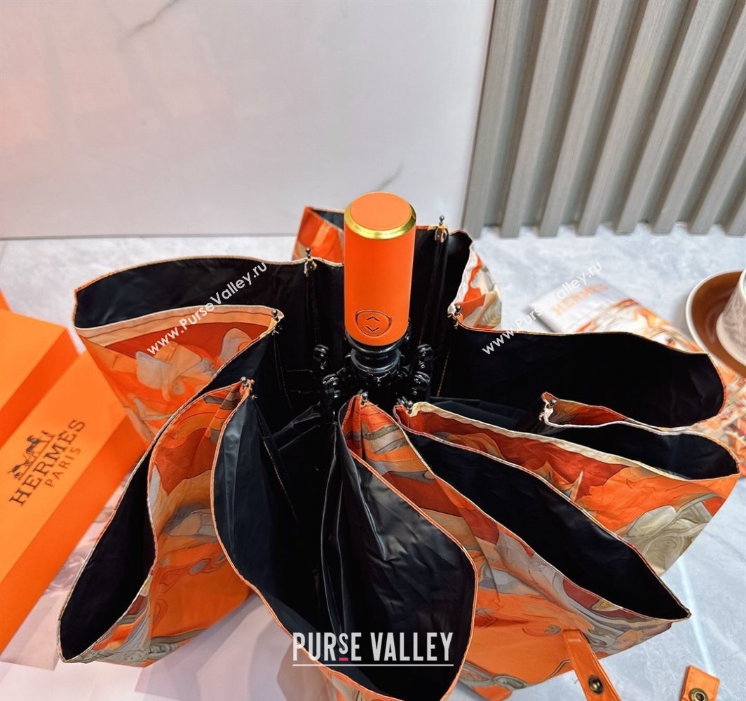 Hermes Umbrella Orange 2025 031202 (shi-250312099)