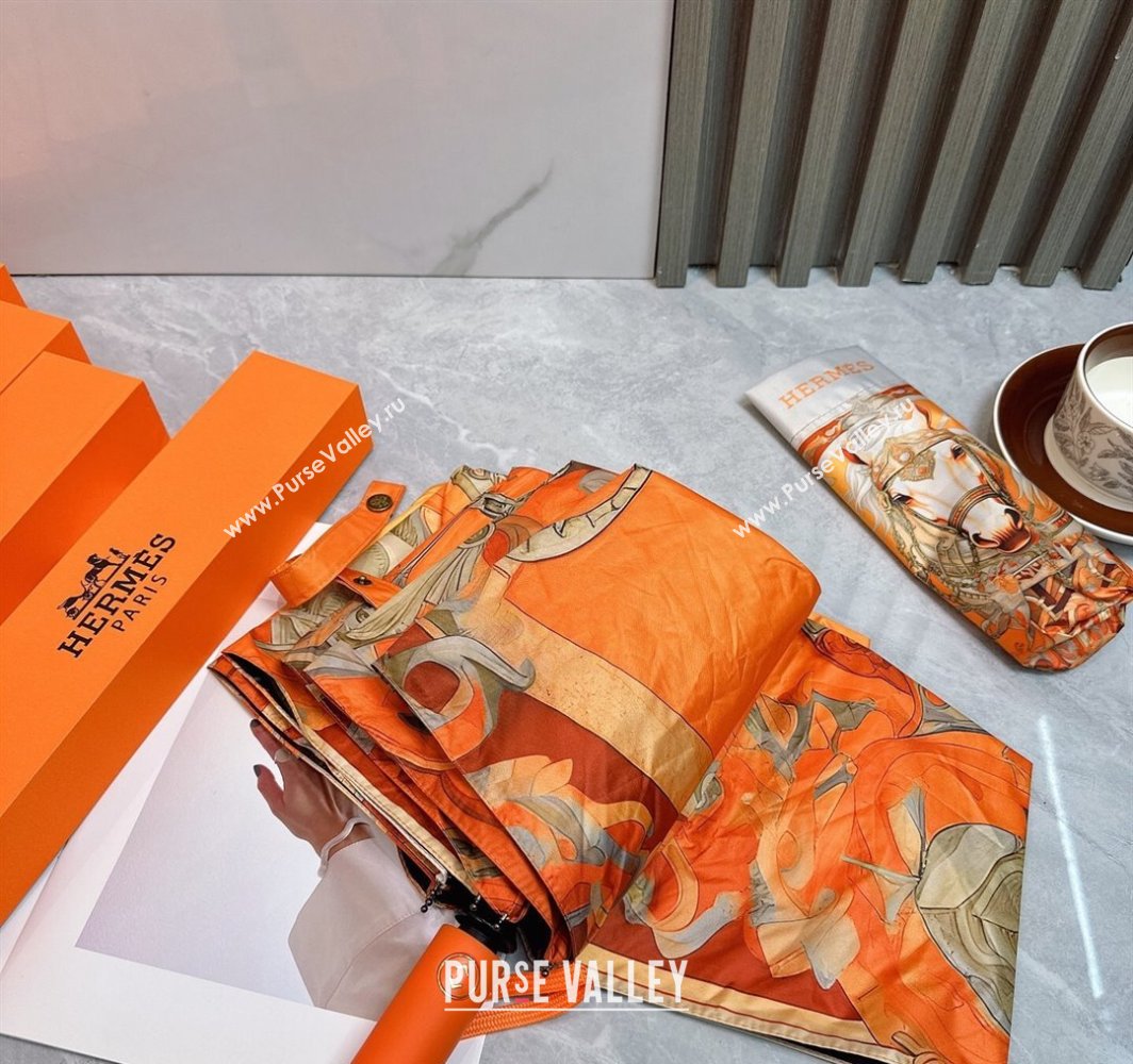 Hermes Umbrella Orange 2025 031202 (shi-250312099)