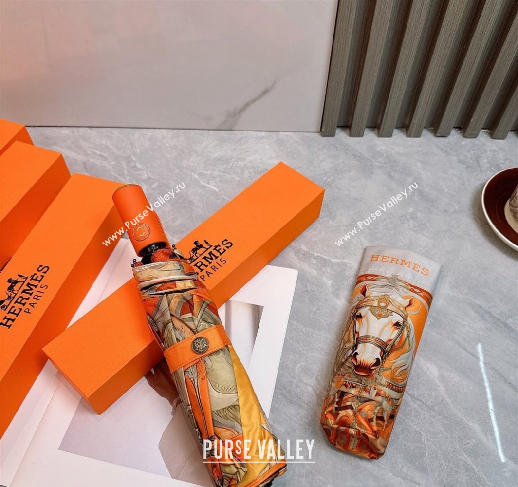 Hermes Umbrella Orange 2025 031202 (shi-250312099)