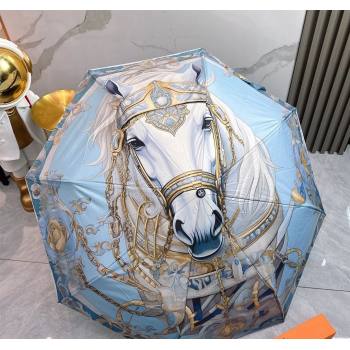 Hermes Umbrella Light Blue 2025 031202 (shi-250312100)