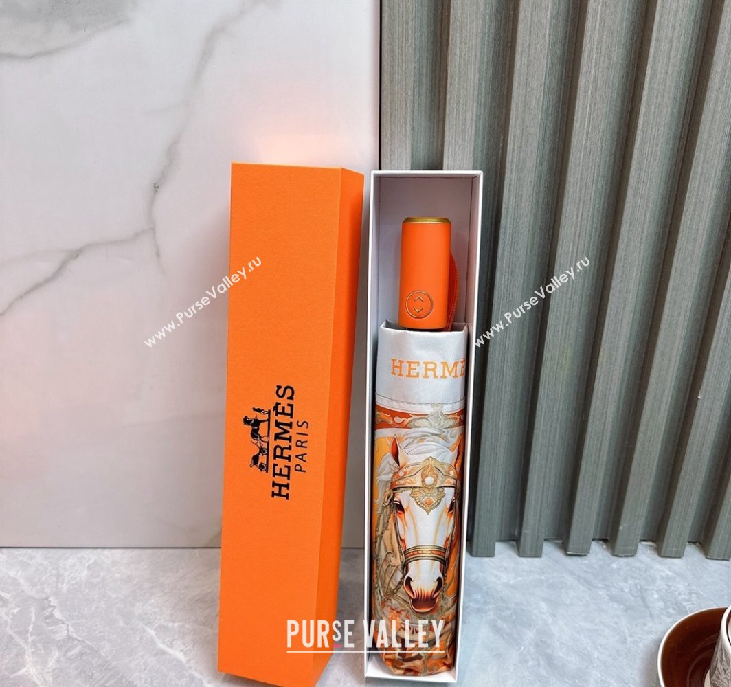 Hermes Umbrella Orange 2025 031202 (shi-250312099)