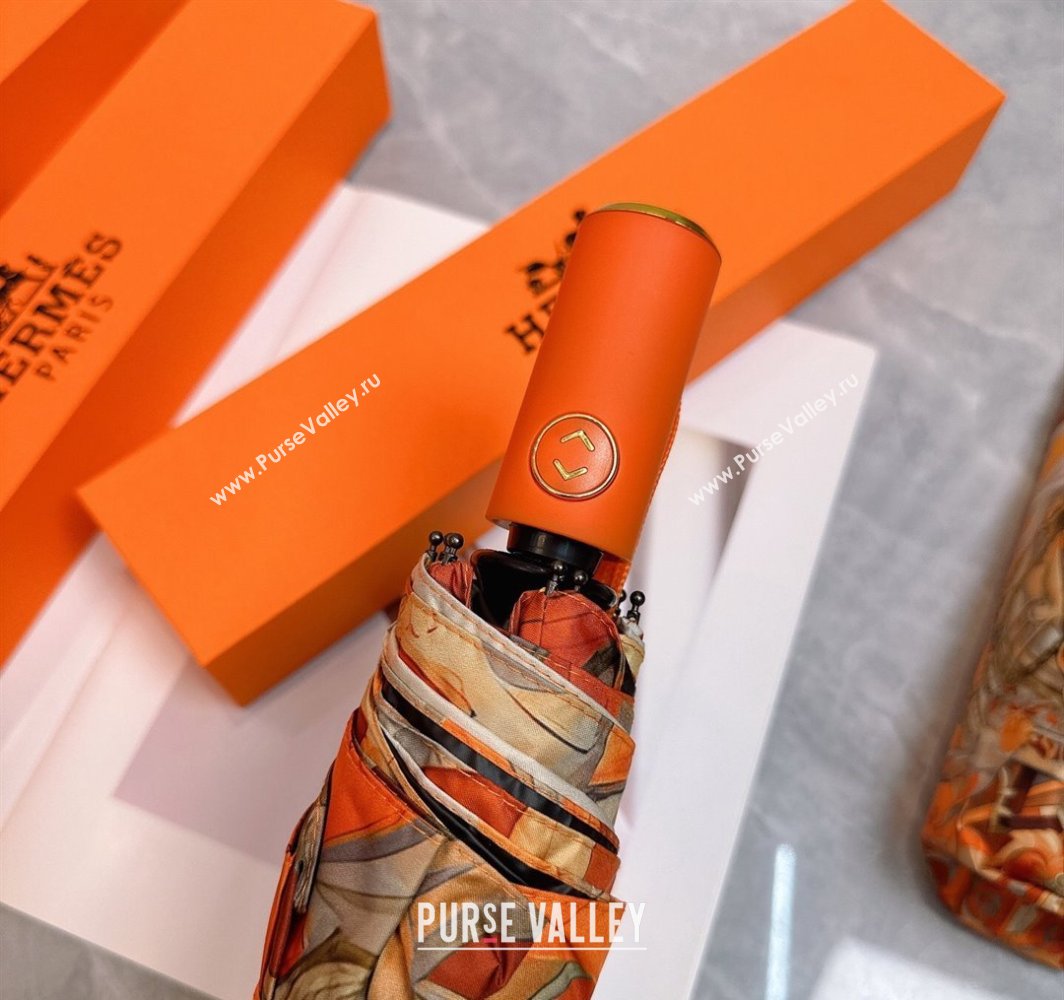 Hermes Umbrella Orange 2025 031202 (shi-250312099)
