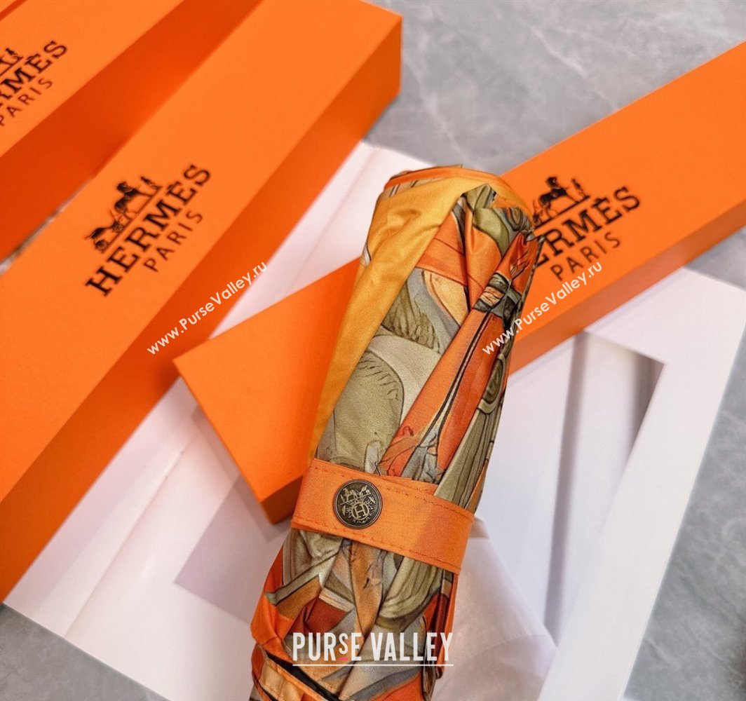 Hermes Umbrella Orange 2025 031202 (shi-250312099)