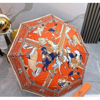 Hermes Umbrella Orange 2025 031203 (shi-250312102)