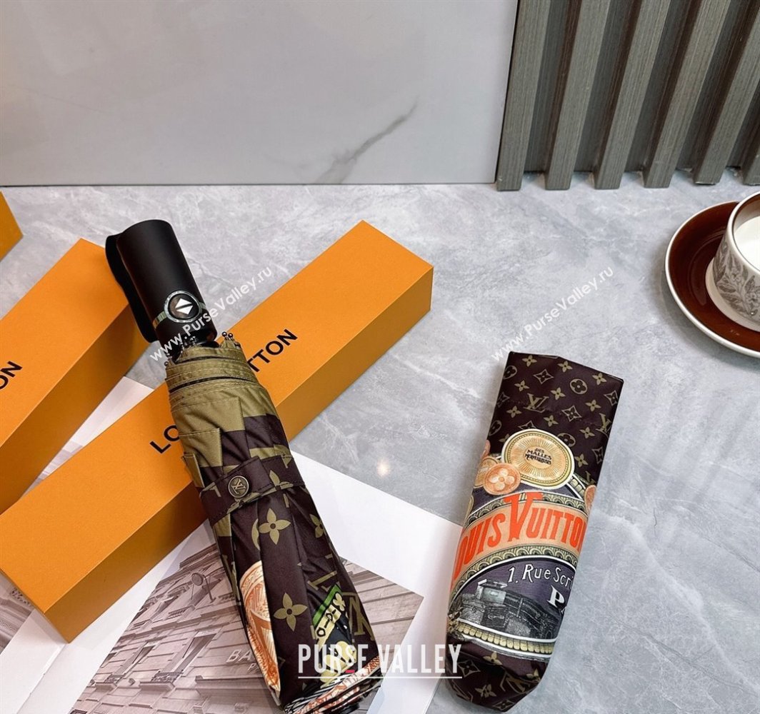 Louis Vuitton Coin Print Umbrella Classic Monogram 2025 0312 (shi-250312110)