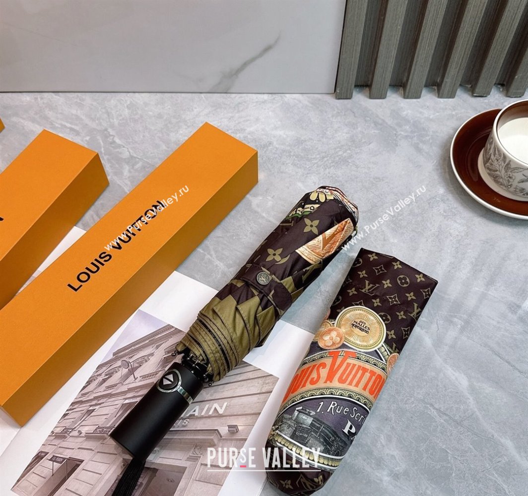 Louis Vuitton Coin Print Umbrella Classic Monogram 2025 0312 (shi-250312110)