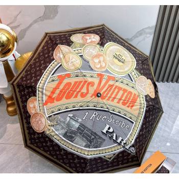 Louis Vuitton Coin Print Umbrella Classic Monogram 2025 0312 (shi-250312110)