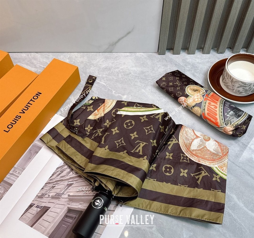 Louis Vuitton Coin Print Umbrella Classic Monogram 2025 0312 (shi-250312110)