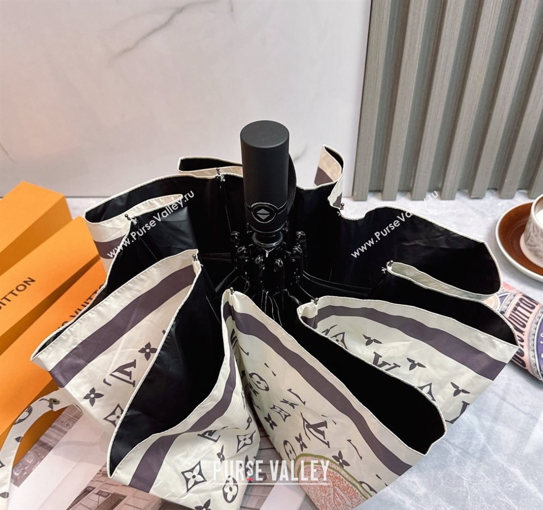 Louis Vuitton Coin Print Umbrella White 2025 0312 (shi-250312111)