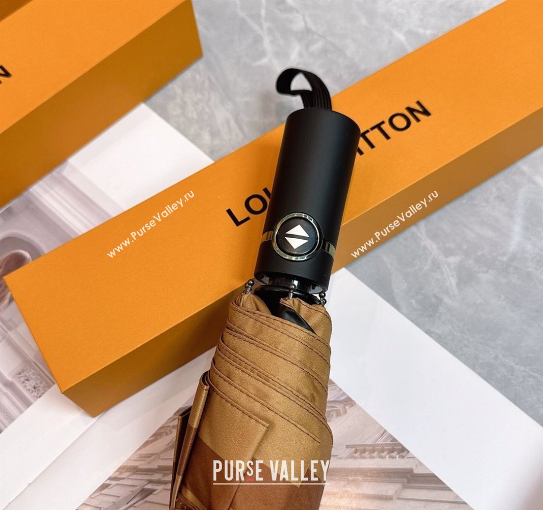 Louis Vuitton Coin Print Umbrella Brown 2025 0312 (shi-250312112)